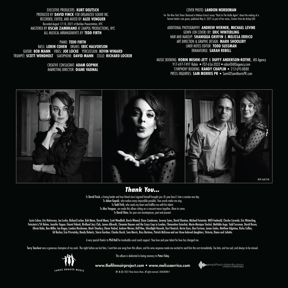 "Out of the Dark: The Film Noir Project" LP