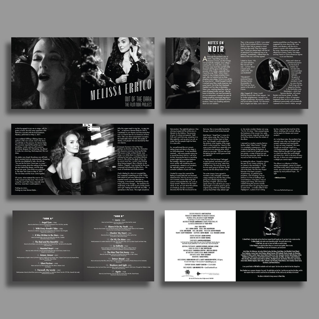 "Out of the Dark: The Film Noir Project" CD